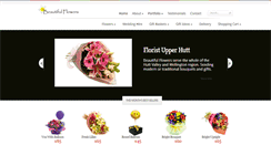 Desktop Screenshot of beautifulflowers.co.nz